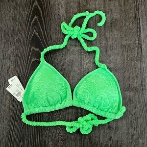 NWT Aerie scrunchie tie swim bikini top